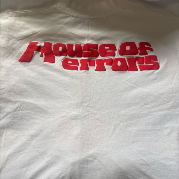 House of Errors 1st edition Men's Eye Graphic Tee - White and Blue - Picture 5 of 6